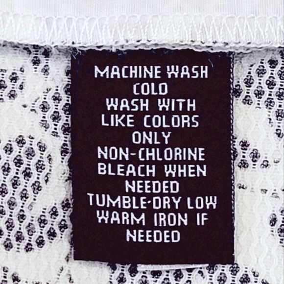 Chaps Blue Textured Floral Print 100% Cotton Mini Skirt Size 14 - Picture 5 of 5